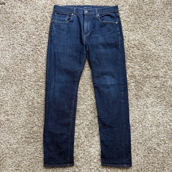 Levis Made And Crafted Big E Lot 502 Taper Selvedge Japanese Denim Jeans Size 32